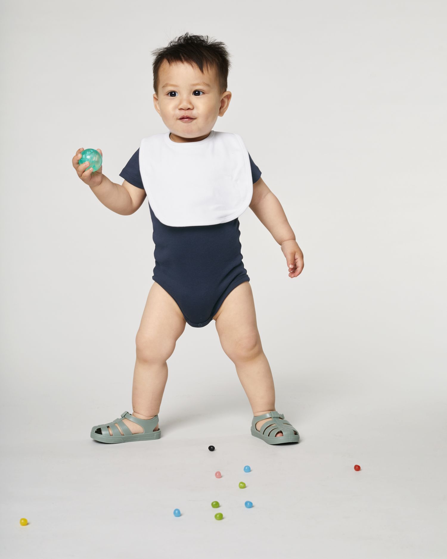 Baby Bib, color White