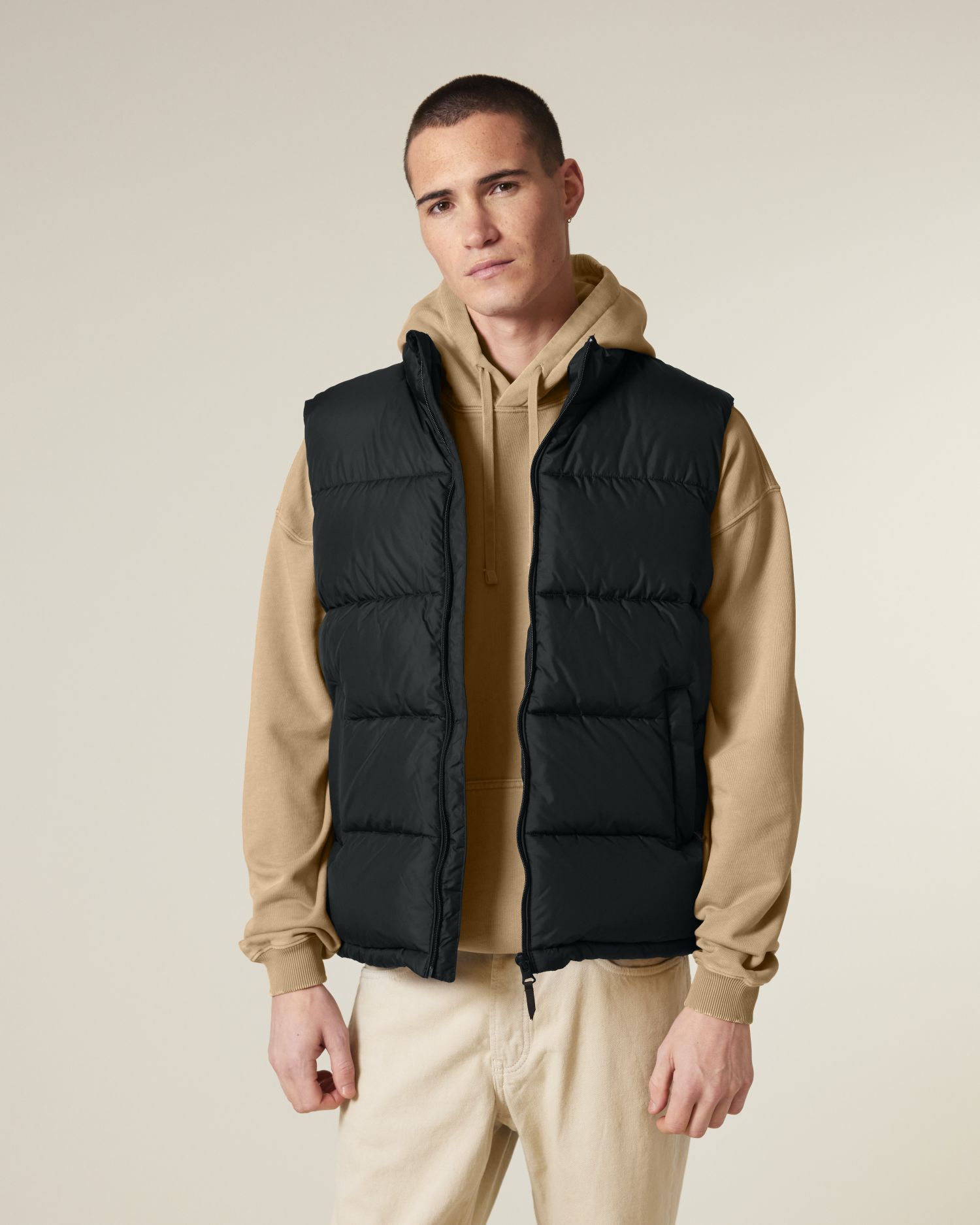 Puffer Gilet, color Black