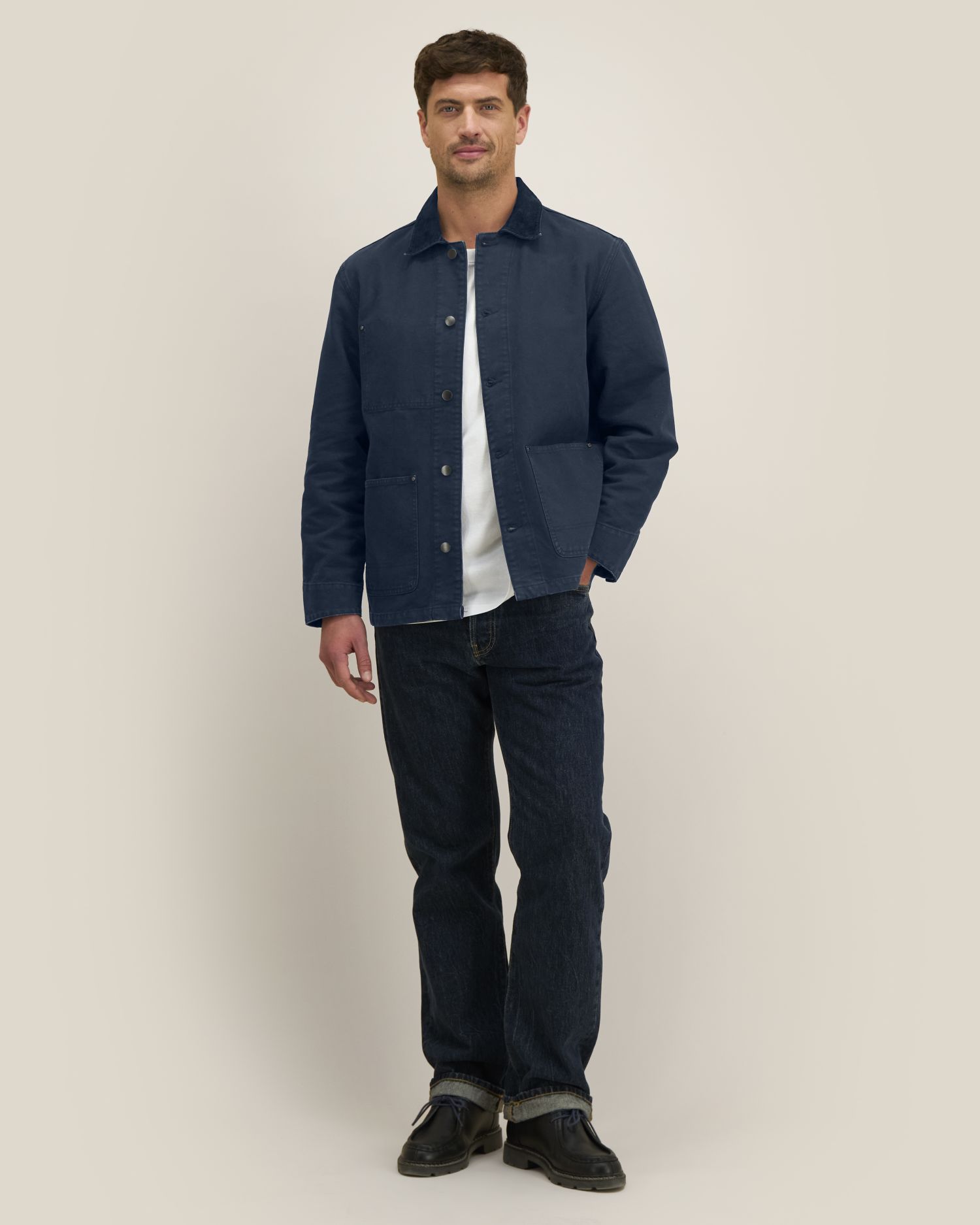 Chore Jacket, color G.Dyed Navy