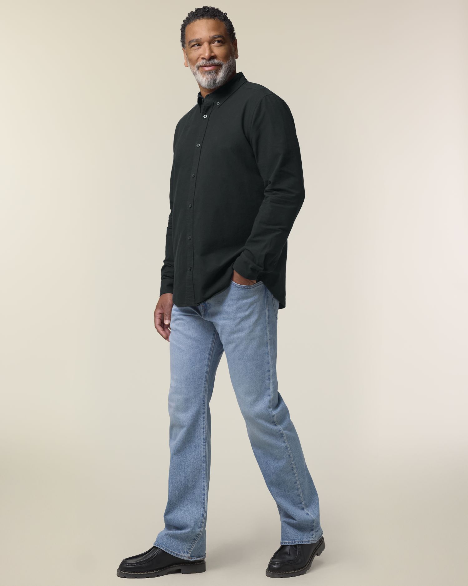 Stanley Oxford Shirt, color Black