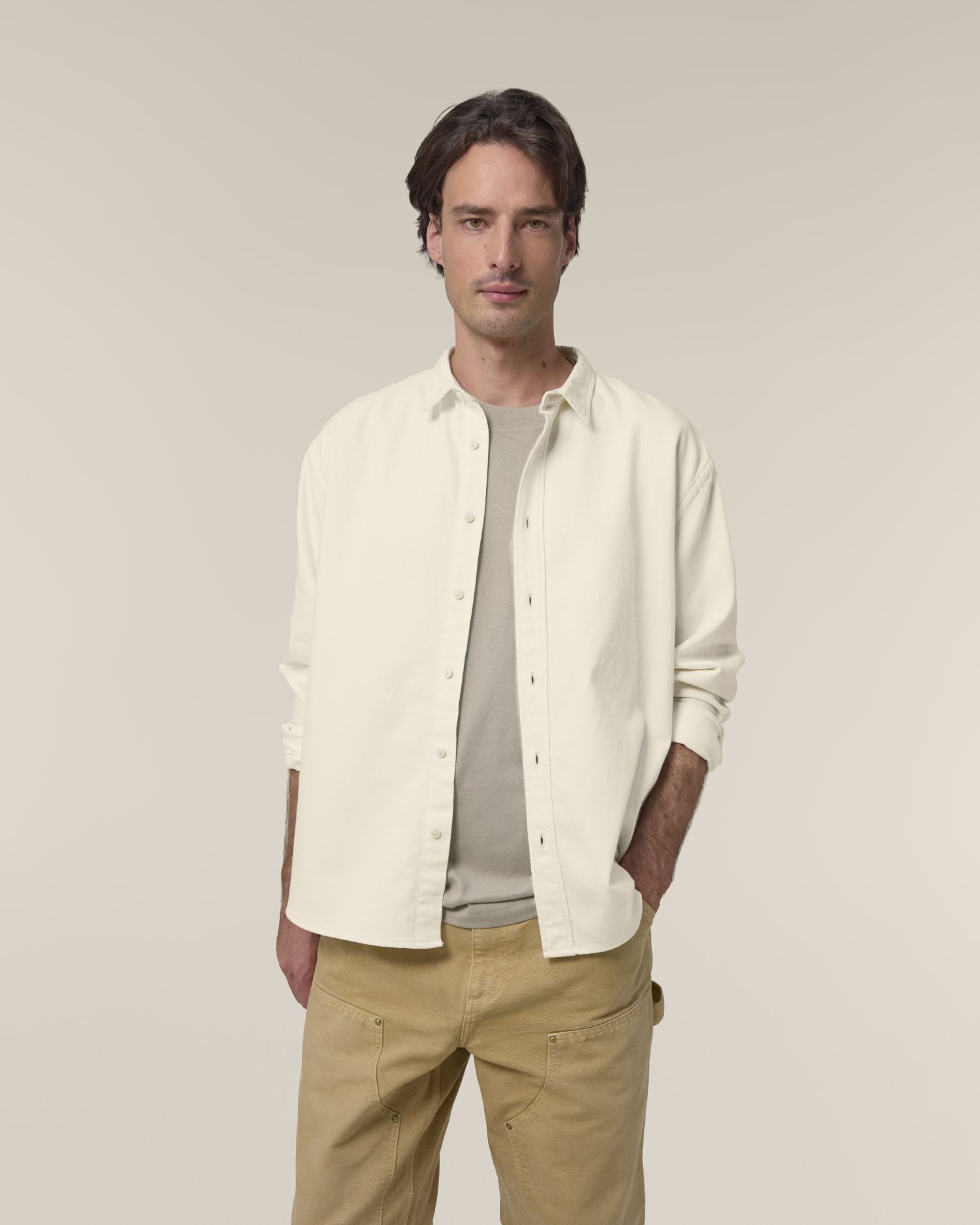 Worker Shirt, color Natural Raw